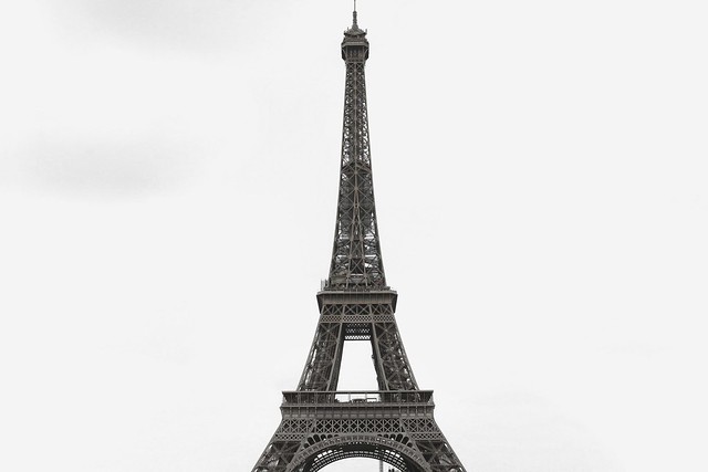 Paris in black and white