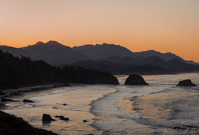 Sunrise Oregon coast
