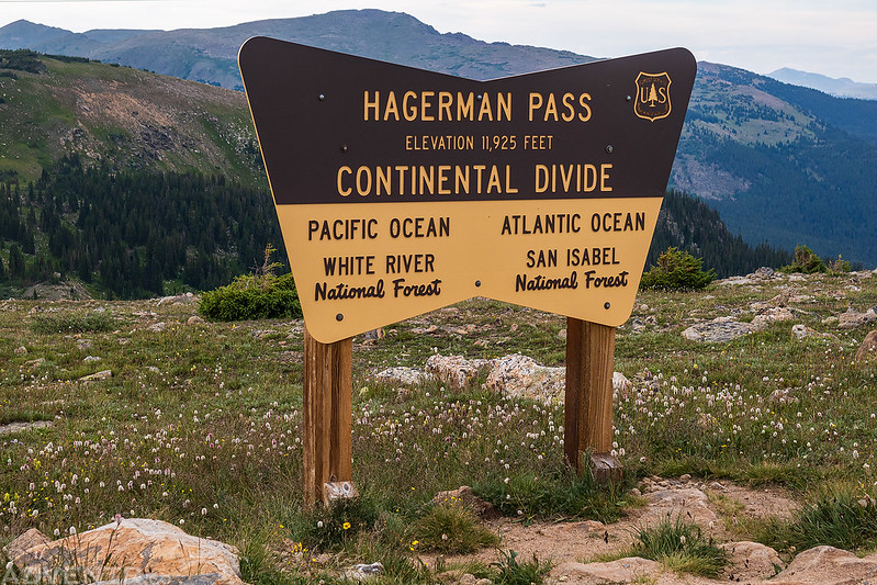 Hagerman Pass Sign