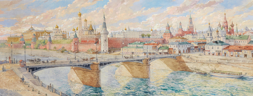 Nikolay Gritsenko «View of the Moscow Kremlin»