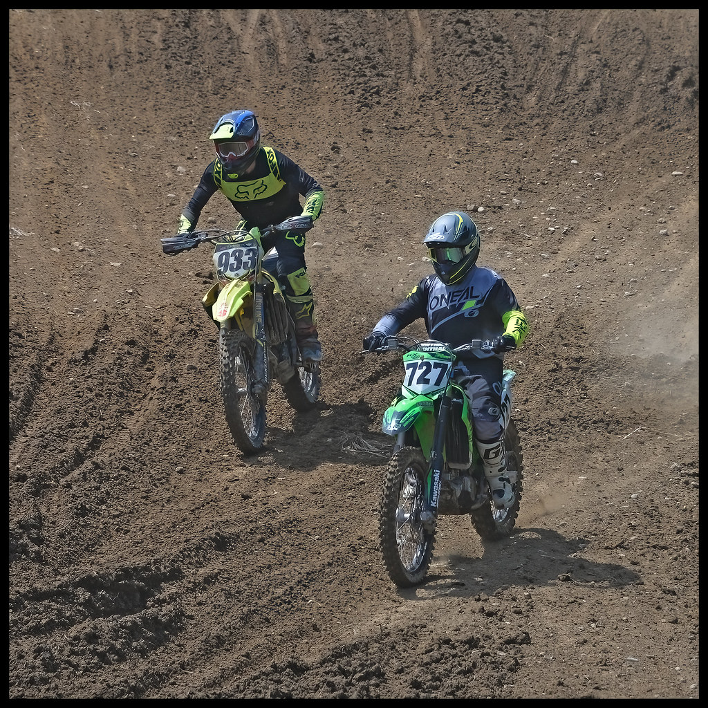 Pierre RABBIA, Kawasaki 450 KFX (727) et Christophe BRUNET… | Flickr