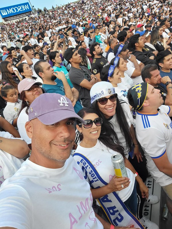 La Peña Madridista de Los Angeles tuvo fiesta  antes del partido Juventus y Real Madrid