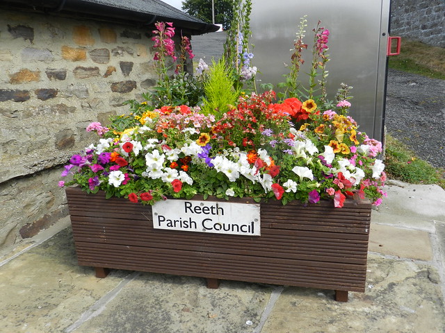 Colourful Flowers, Reeth Parish Council, North Yorkshire Dales, July 2022