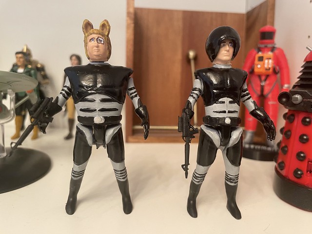 SPACEBALLS Lone Starr and Barf 3.75” 3D printed action figures hand painted