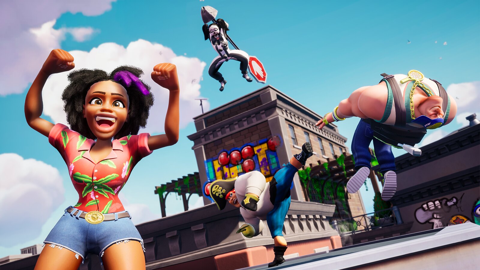 Playstation News: Playground and Duos mode revealed for Rumbleverse launch, out August 11