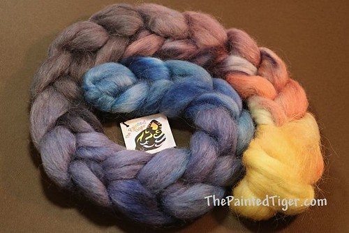 Thunderbolt Icelandic Wool Combed Top - July 2022 Tiger Club
