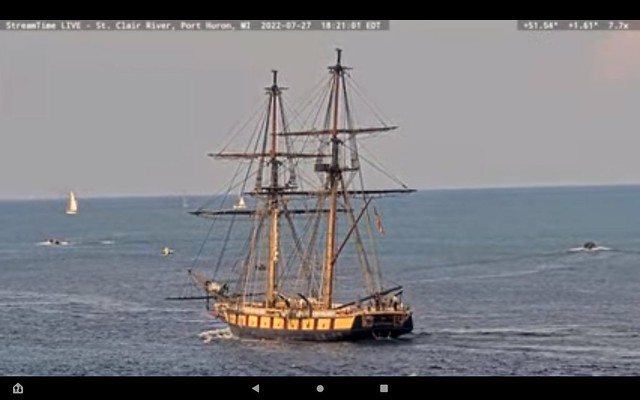 Historic sailing ship