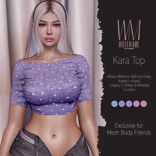 [WellMade] Kara Top - Exclusive Gift for Mesh Body Friends