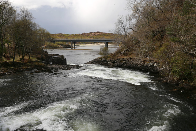 The River Morar and A830 bridge