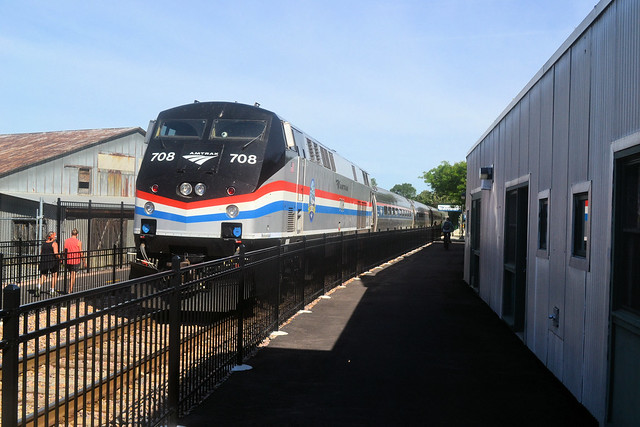 Amtrak 708 at Burlington