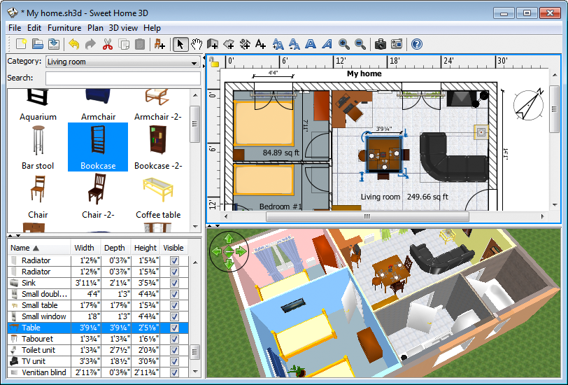 Working with Sweet Home 3D 7.0.2 full