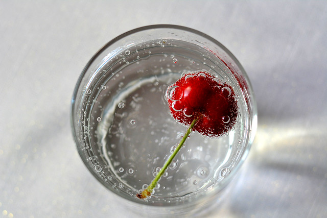 drink with cherry