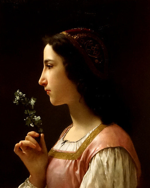 William Adolphe Bouguereau, La fleur d'Aubépine