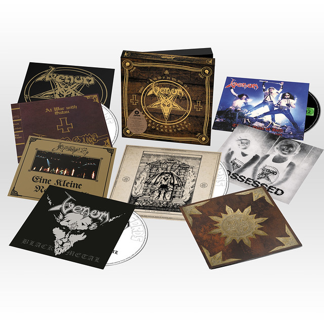 Venom New CD Boxset and 40th Anniversary Black Metal Vinyl