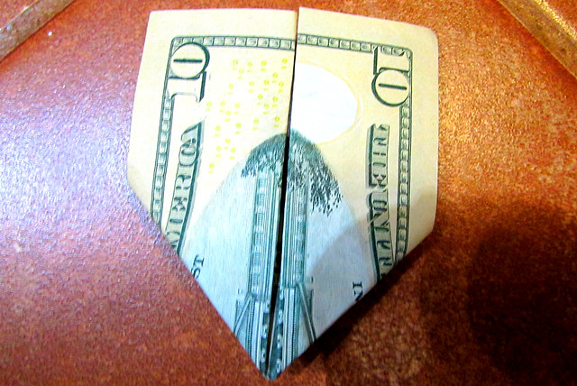 $10 paper airplane