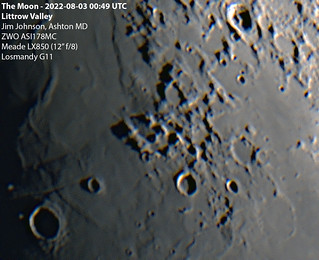 The Moon - 2022-08-03 00:49 UTC - Littrow Valley
