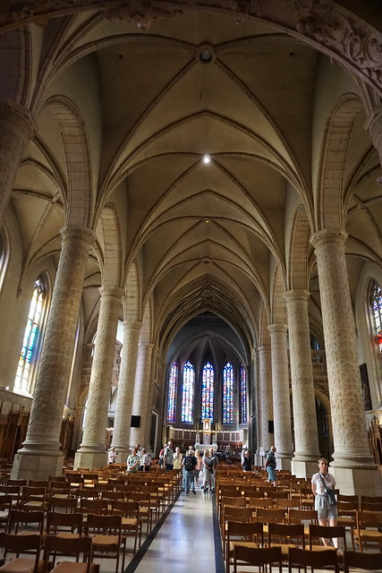 Cathédrale Notre-Dame, Luxembourg-Ville : Vue intérieure de la Nef