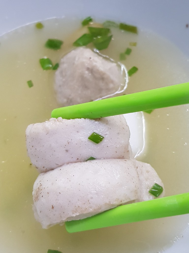 三井莊豬肉丸老鼠粉 Pork ball noodle rm$8 @ 儀德美食中心 Restoran Double D in Puchong Bandar Puteri