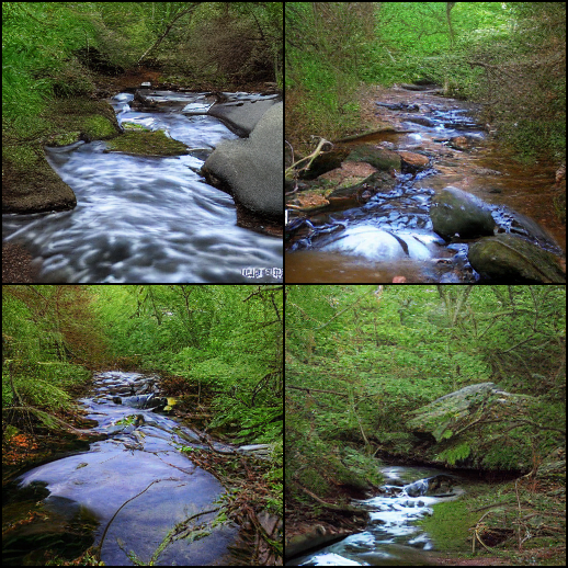 'a babbling brook' Latent Diffusion LAION_400M v2