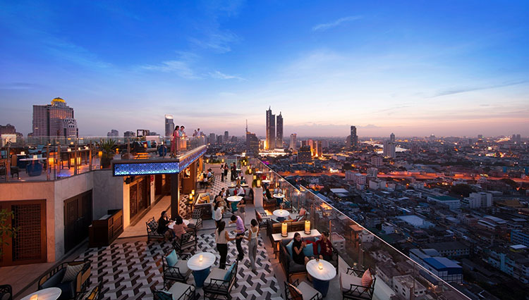 Bangkok Marriott Hotel skyline