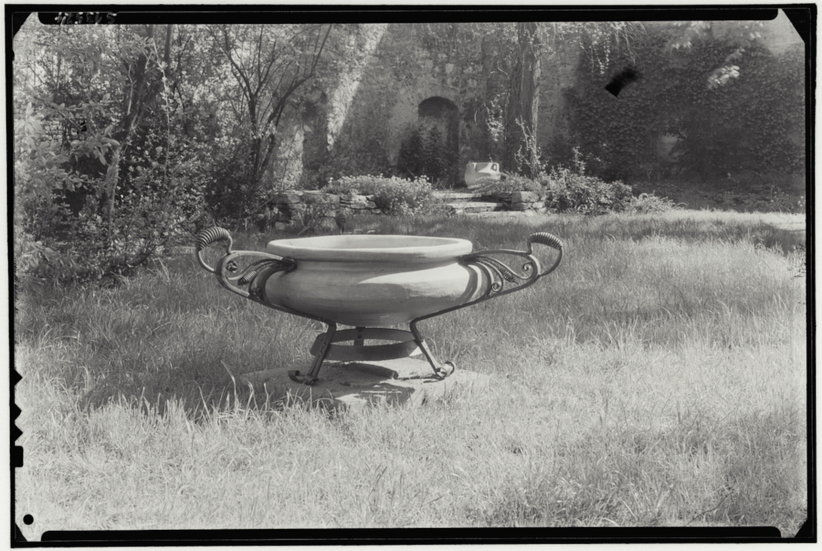 Josef Sudek :: Hana Wichterlová garden; Flowerpot | src Sudek Project archive