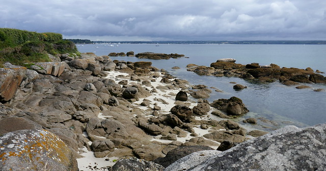 Pointe de Beg Meil, Fouesnant, Cornouaille, Finistère, Bretagne, France.