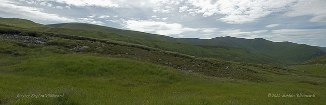 Pano of Glas Maol and Creag Leacach