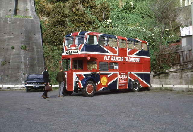 Bus ONO 59 in Wellington, New Zealand, 1968