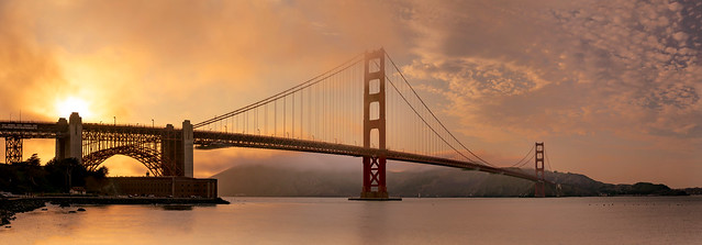 Golden Hour at the Golden Gate - EXPLORED!