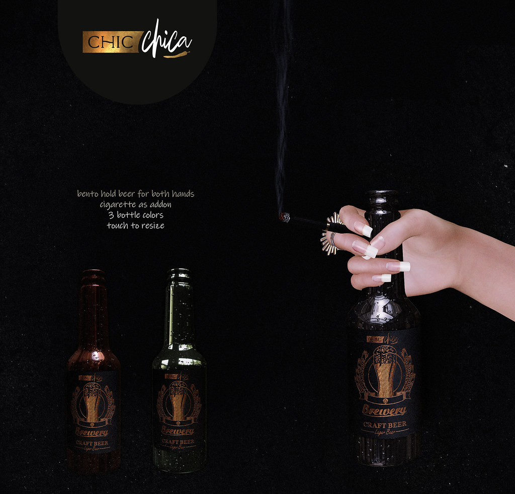 Beer with cig 75 lindens for Saturday Sale ChicChica NEW