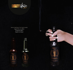 Beer with cig by ChicChica 75 lindens for Saturday Sale