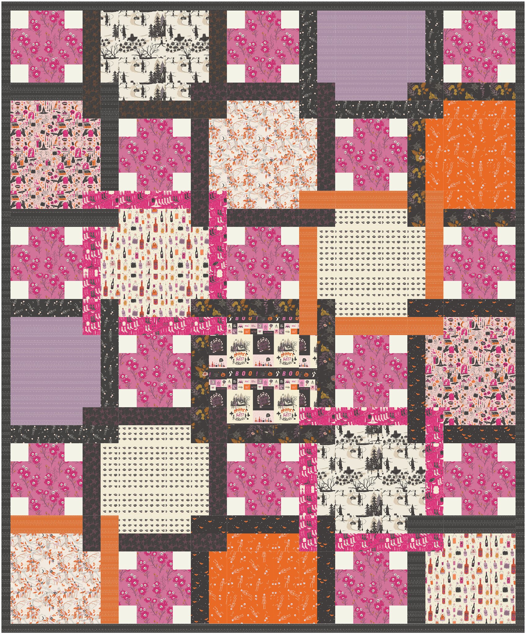 The Judy Quilt in Sweet and Spookier