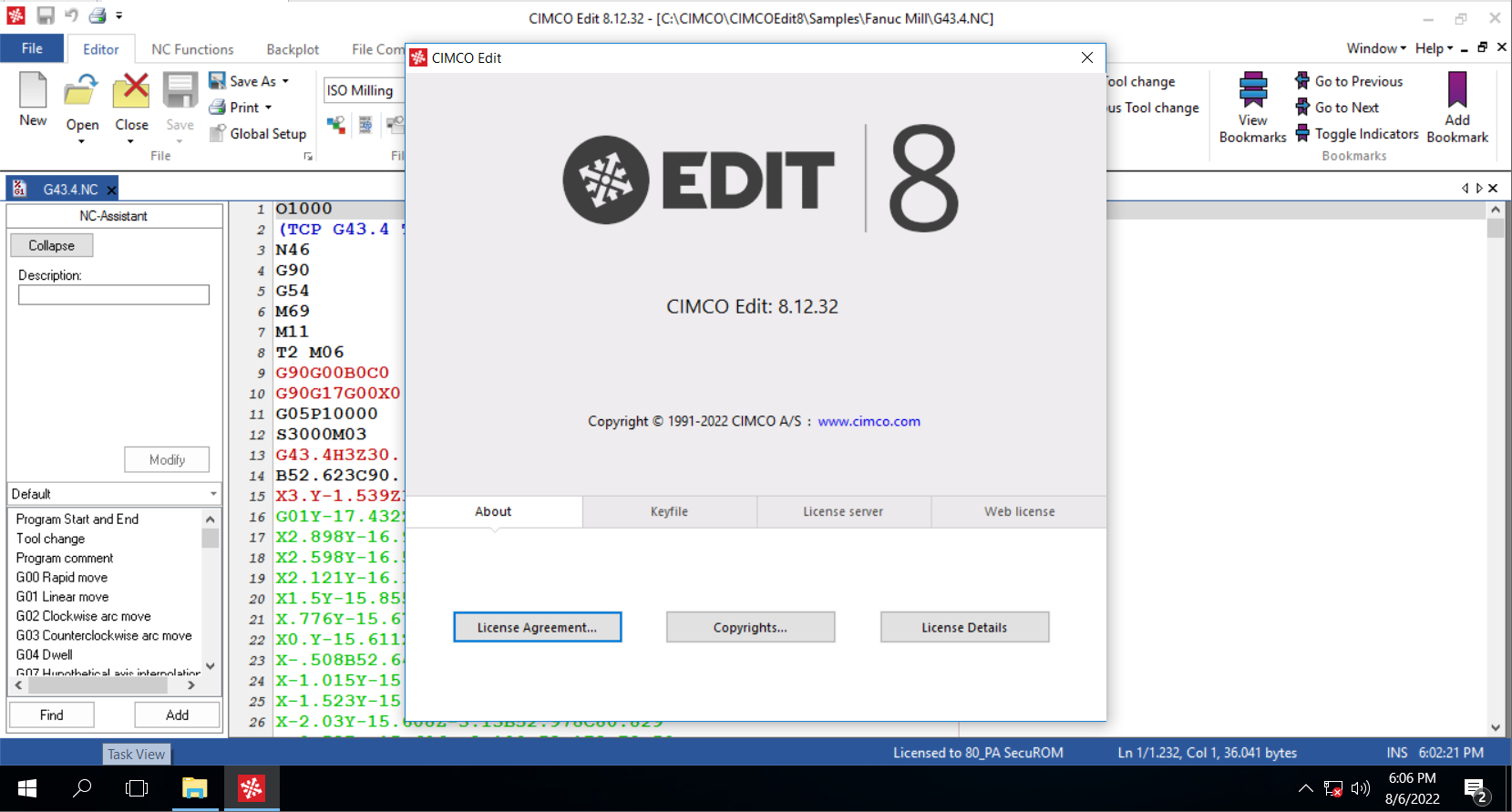Working with CIMCO Edit 8.12.32 full