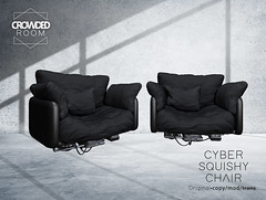 Cyber Squishy Chair - Black