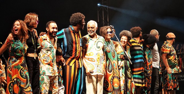 Gilberto Gil and family at the WOMAD Festival (2022)
