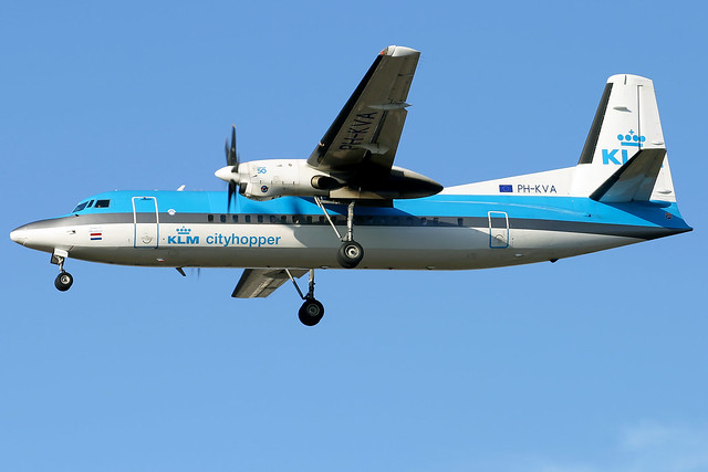 KLM Cityhopper | Fokker 50 | PH-KVA | London Heathrow