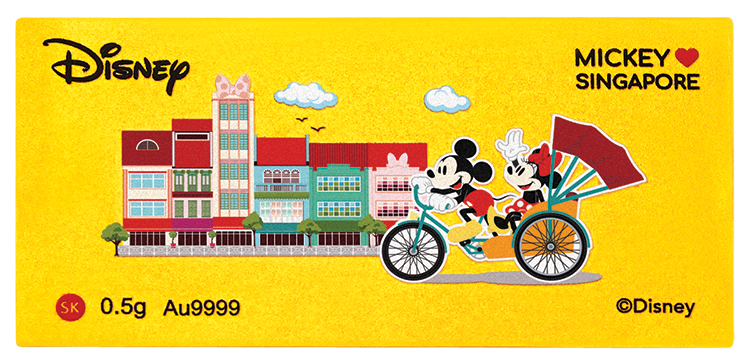 Mickey & Minnie Travelling on a Trishaw