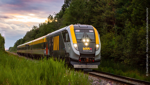 Sunset Test Train by dwmccorm, train via viaalexandriasub via6238 via2200