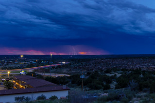 Santa Rosa Sunset with Lightning