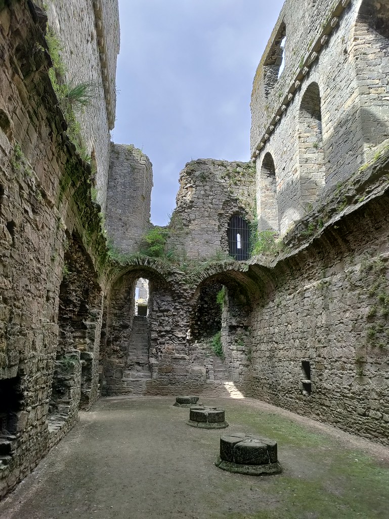 Ruins of Middleham Castle Keep, Middleham