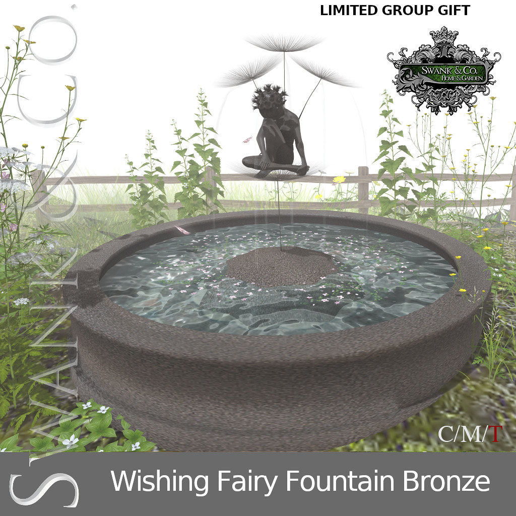 Wishing Fairy Fountain Bronze LIMITED GIFT