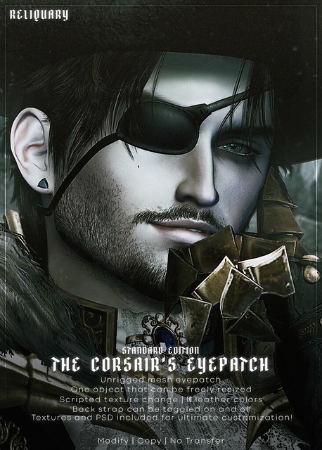 !R! The Corsair's Eyepatch @ !RELIQUARY! MAINSTORE AUG 7TH 2022