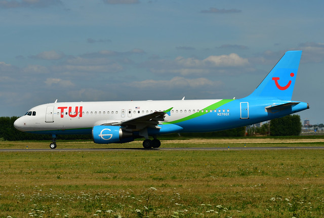 N276GX A320-214 cn 2695 Global X (TUI Airlines Netherlands markings) 220807 Schiphol 1002