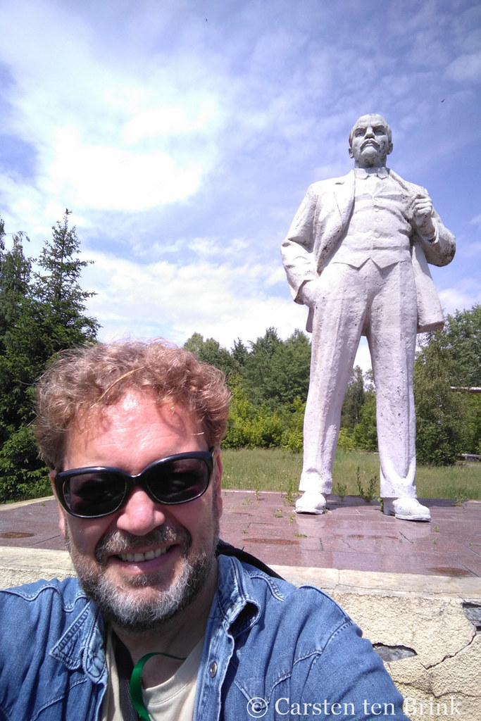 Chernobyl - statue of Lenin