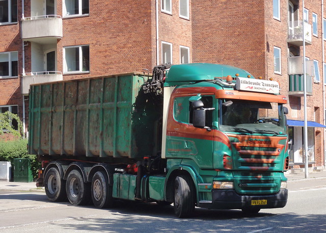 Scania R500 VK91350 scrap metal hauling truck
