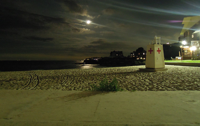 Midnight at the Oasis.... actually midnight at the Anchor Beach. After spending a few days with friends in my old neighborhood, I decided to take a series of late night shots of the shoreline. Milford CT. Aug 6 2022