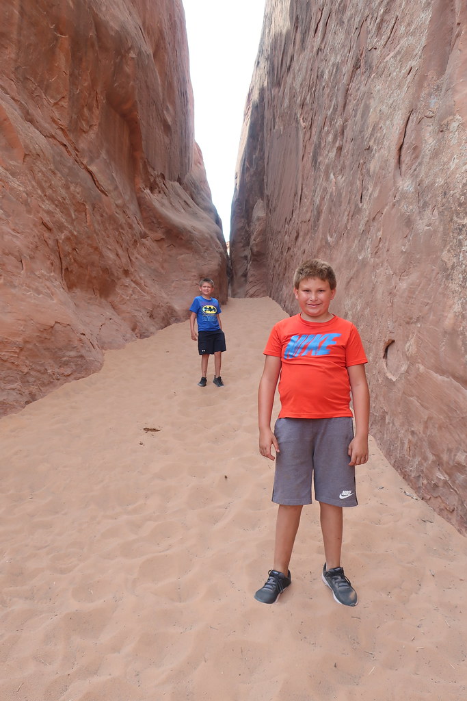 Sandstone Canyon Walls & my Two Companions ~ Arches Nation… | Flickr