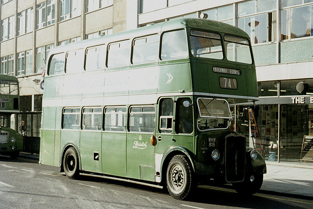 Bristol Omnibus Company . C8374 WHW815 . Bristol City Centre . November-1975