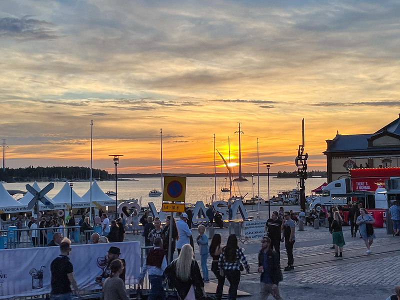 Sunset at the Festival