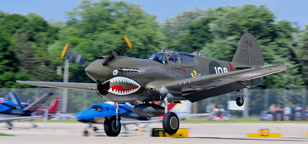 Curtiss P-40E Kittyhawk 108 USAAF 41-35927 N1941P Delivered to RAF as ET573 s/n 4181M